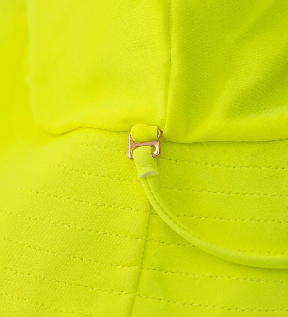 Reversible Swim Hat - Yellow/Lime Light Print