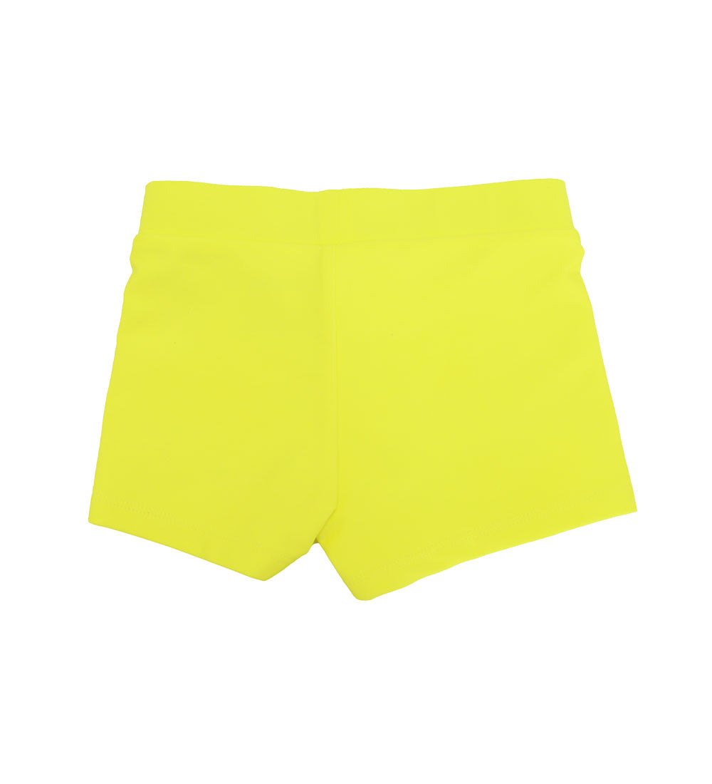 Kids Swim Shorts - Yellow Zap