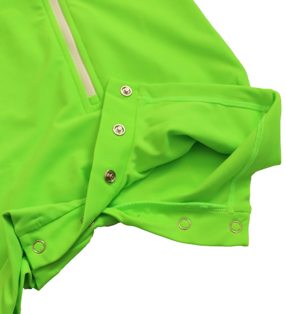 Baby Long Sleeve Swimsuit - Green Glow