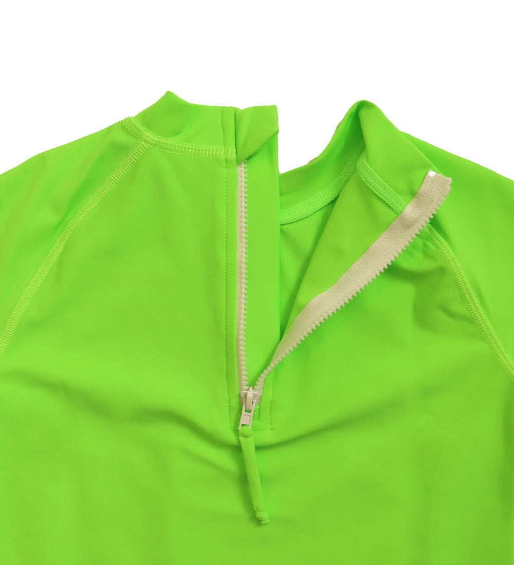 Baby Short Sleeve Rashie - Green Glow