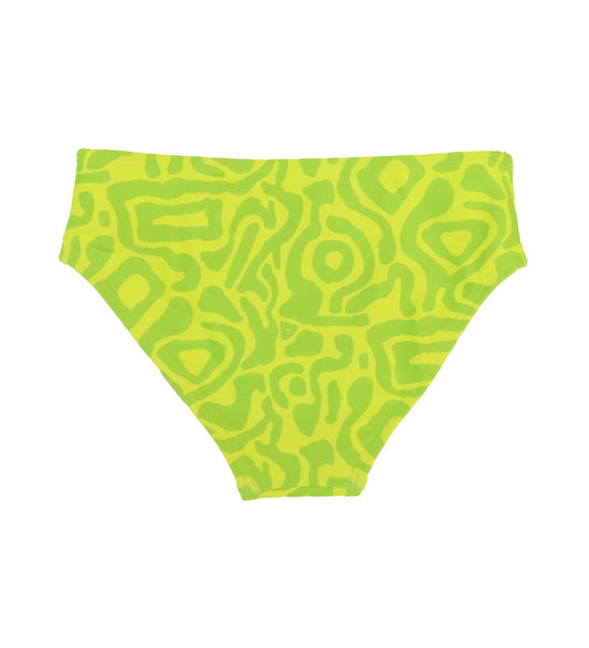 Girls Bikini Bottoms - Lime Light Print