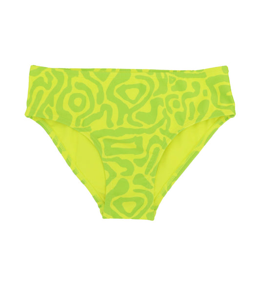 Girls Bikini Bottoms - Lime Light Print