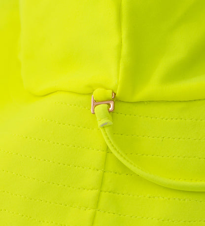 Reversible Swim Hat - Yellow/Lime Light Print