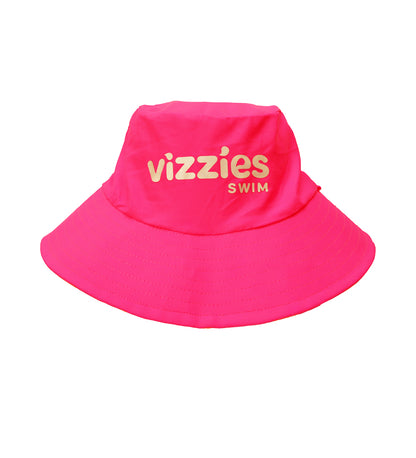 Kids Reversible Swim Hat - Pink/Tangy Blossom Print