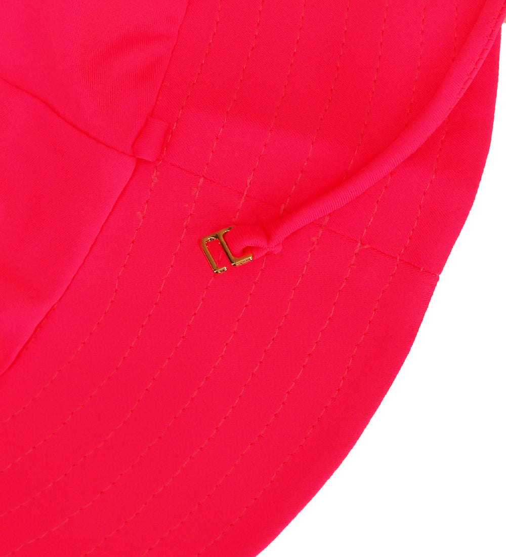 Kids Reversible Swim Hat - Pink/Tangy Blossom Print