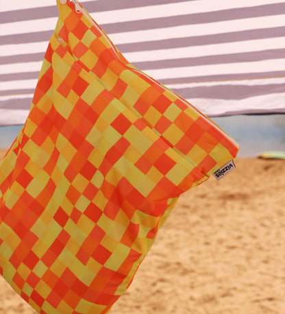 Extra Large Double Pocket Wet Bag - Mosaic