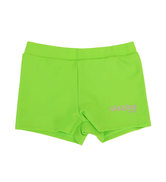 Baby Swim Shorts - Green Glow