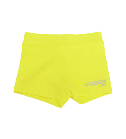 Kids Swim Shorts - Yellow Zap