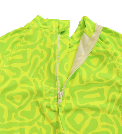Long Sleeve Rashie - Lime Light Print