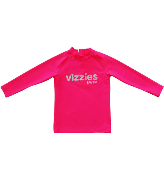 Long Sleeve Rashie - Pink Zing