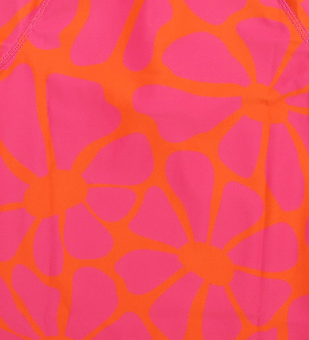 Kids Long Sleeve Rashie - Tangy Blossom Print