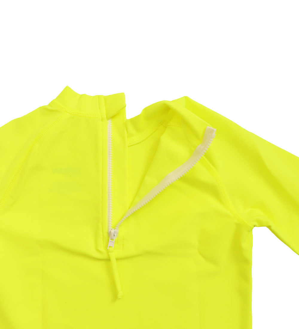 Long Sleeve Rashie - Yellow Zap