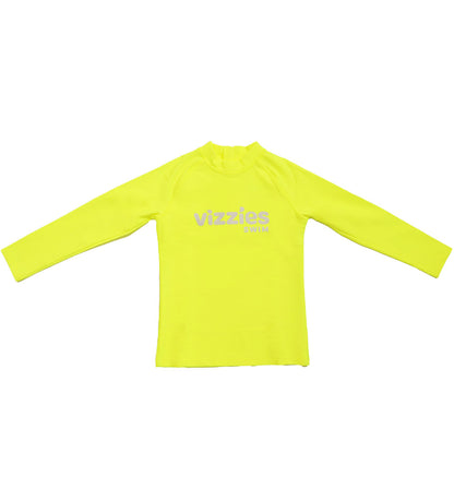 Long Sleeve Rashie - Yellow Zap