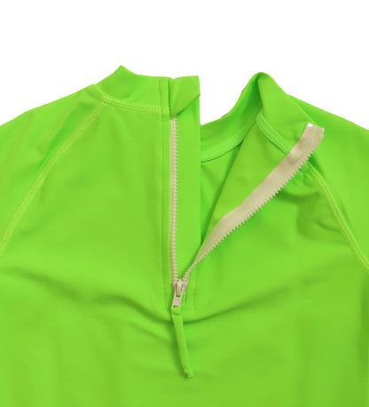 Baby Short Sleeve Rashie - Green Glow