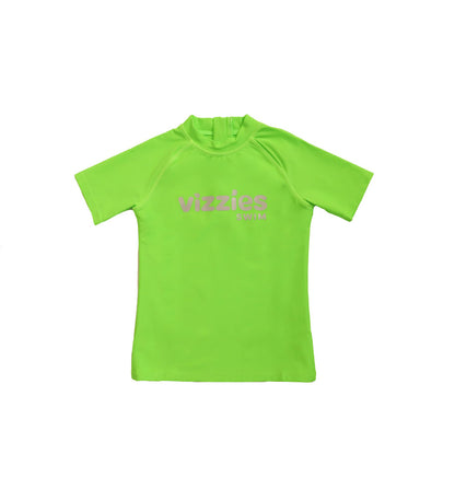 Baby Short Sleeve Rashie - Green Glow