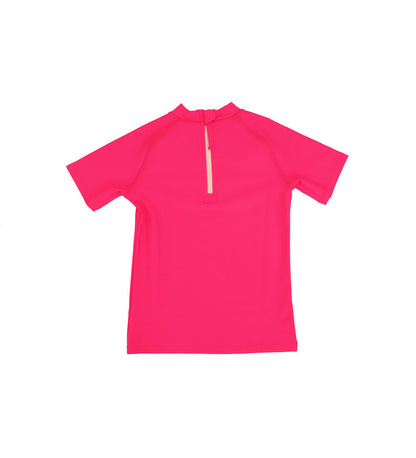Short Sleeve Rashie - Pink Zing