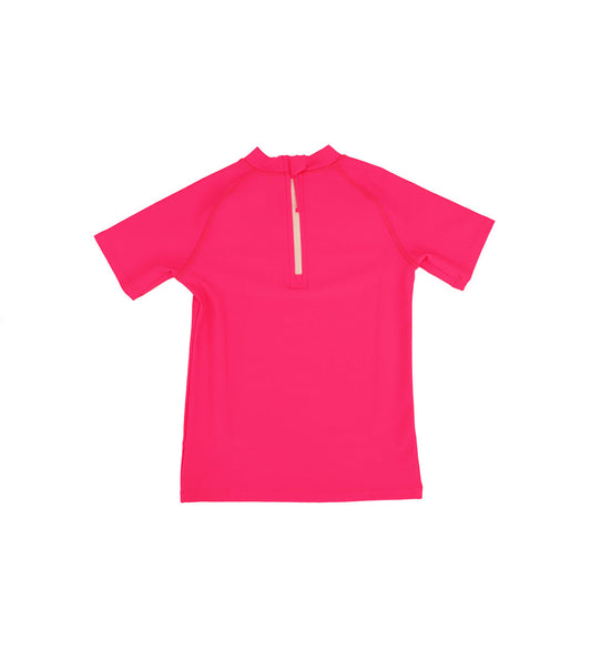 Short Sleeve Rashie - Pink Zing
