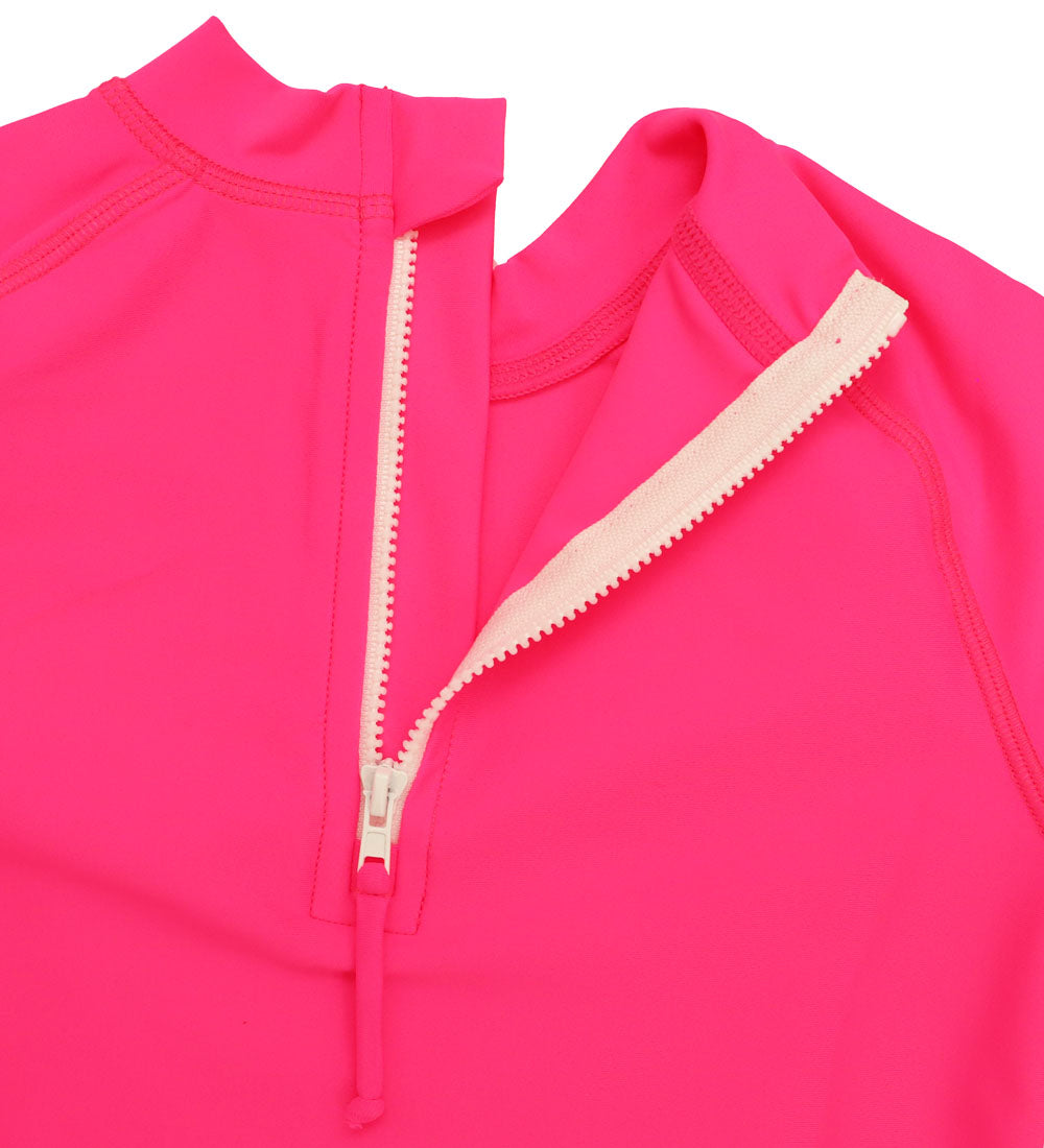 Short Sleeve Rashie - Pink Zing