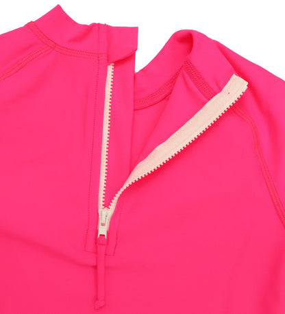 Short Sleeve Rashie - Pink Zing