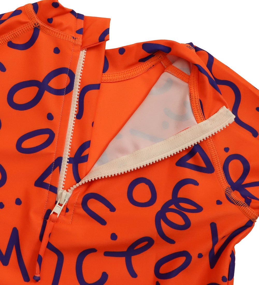 Baby Short Sleeve Rashie - Squiggle Pop Print