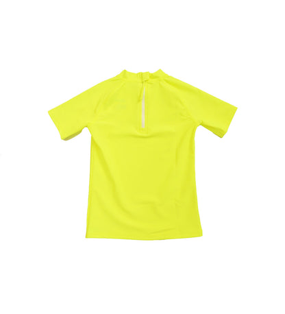 Short Sleeve Rashie - Yellow Zap
