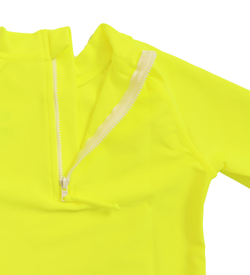 Short Sleeve Rashie - Yellow Zap