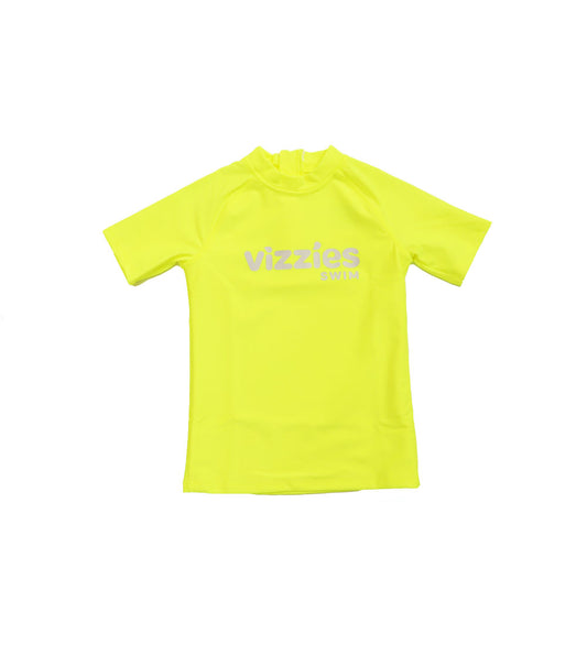 Short Sleeve Rashie - Yellow Zap