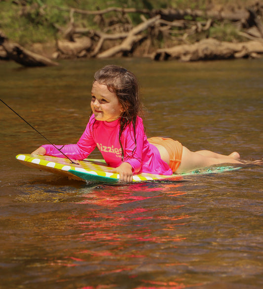 Girls Bikini Bottoms - Zesty Orange